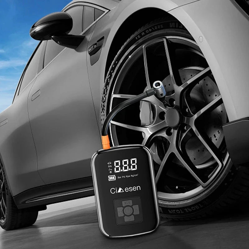 1pc Car Wireless Air Pump 150PSI Portable Electric Tire Inflation For Car Bicycle Motorcycle Air Compressor Inflator US Shipping Shopifynow