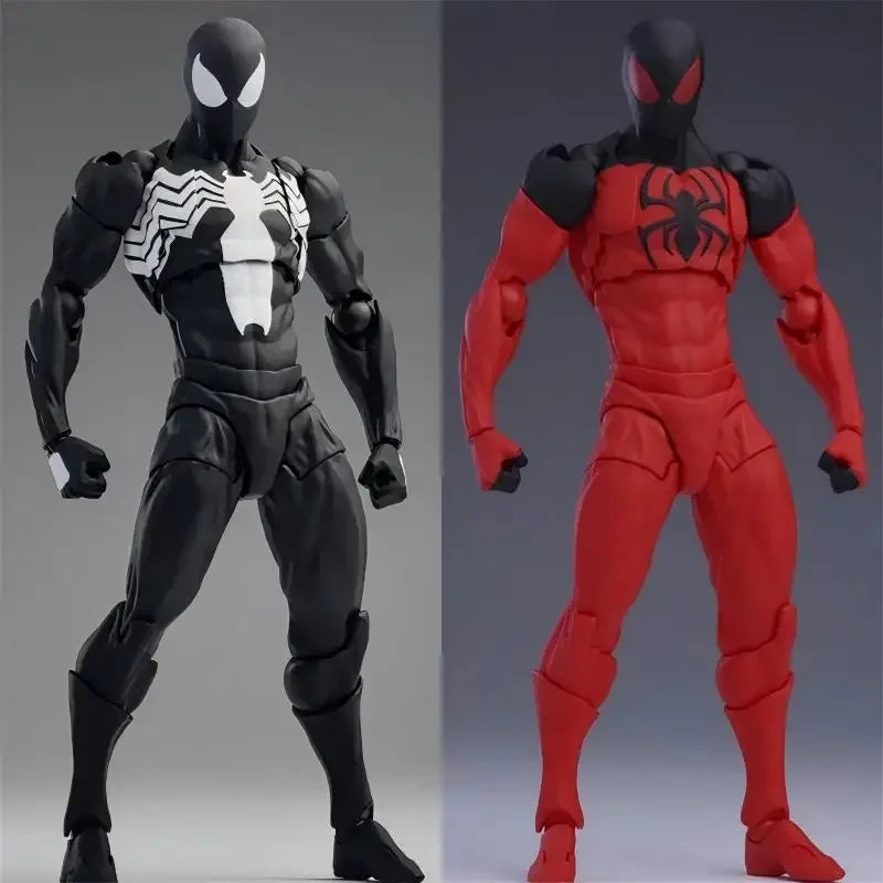New Hot Messtoys Spiderman Figure Ct Toys Black Red Spider Man Mess Toys Anime Action Figure Figurine Collectible Model Gift Shopifynow