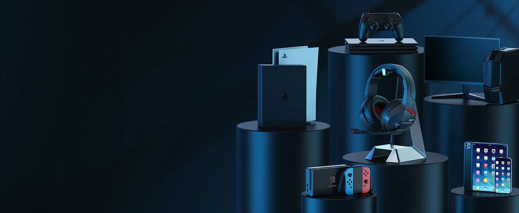 BINNUNE BW01 Wireless Gaming Headset with Mic for PC PS4 PS5 2.4G Bluetooth USB Gamer Headphones with Mic for Laptop Computer - Shopifynow