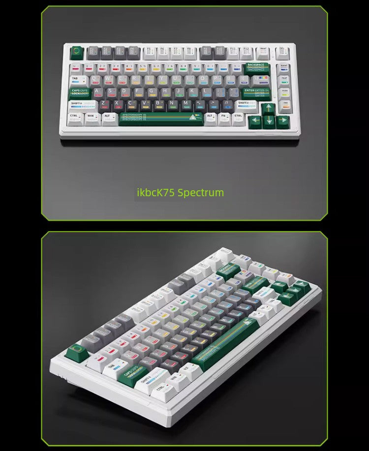 Ikbc Wireless Bluetooth Mechanical Keyboard Customized K99/K87 Three-Mode RGB Boys Only for E-Sports Game Keyboard Shopifynow