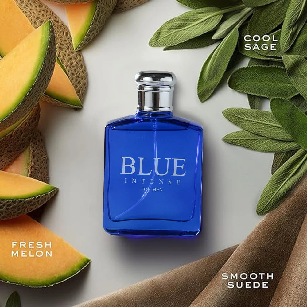 BLUE CHARM Eau de Parfum Spray 3.4 Ounce / 100 Ml  Multi-Layered Fragrance Aromatic Fragrance for Men Men's EDP Perfumes Fruit Shopifynow