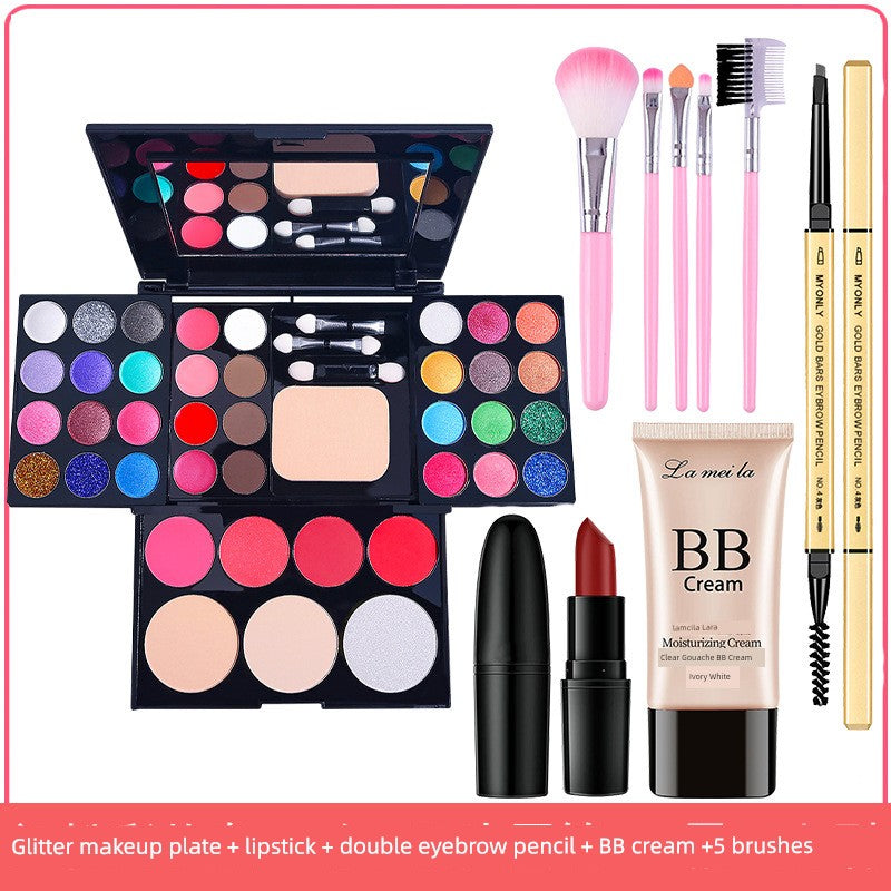 Genuine Goods Kids Student Stage Makeup Watch Show Eye Shadow Blush Powder One Makeup Palette Makeup Full Set Shopifynow