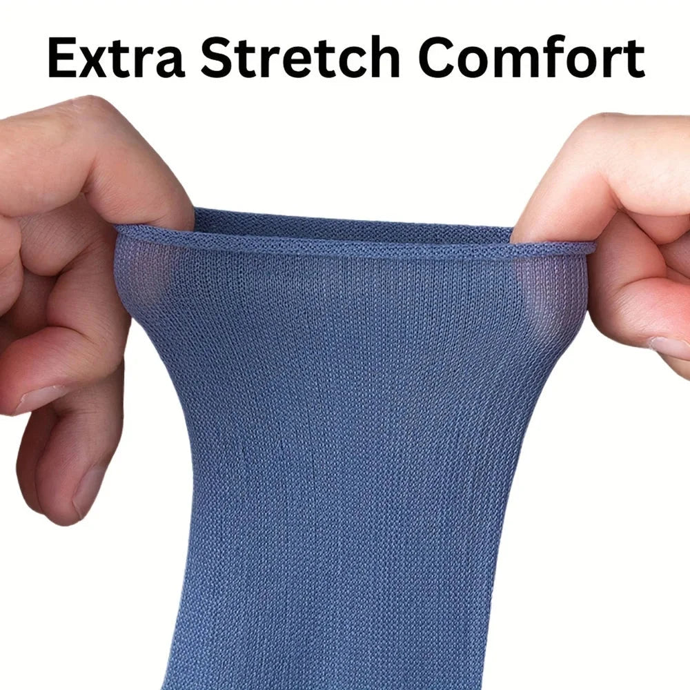 16 Pairs Men Ultra Thin Dress Socks Silk Sheer Soft Nylon Business Summer Sheer Man Breathable Crew Socks Shopifynow