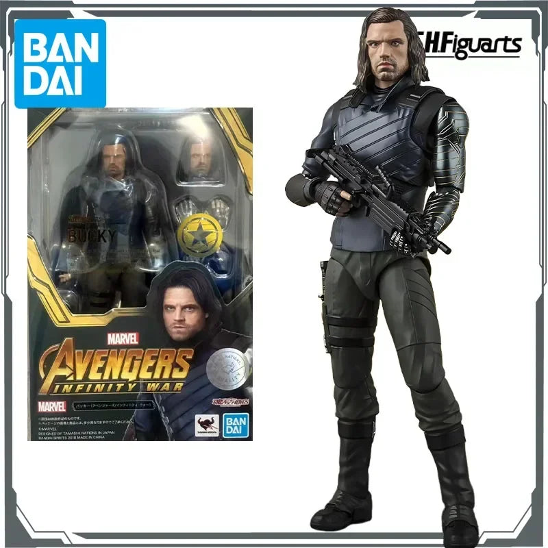 BANDAI Original S.H.Figuarts Avengers:Infinity War Falcon & Winter Soldier America Anime Action Figures Toys for Boys Christmas Shopifynow