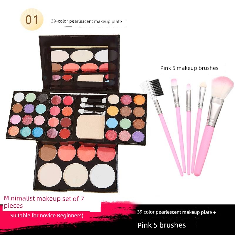 39 Colors Cosmetic Powder Box Makeup Set Complete Set Non-Toxic Stage Performance Eye Shadow Plate Kids 61 Blush Shopifynow