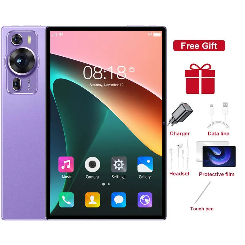 2025 Original P60 Pro Tablets 5G Dual SIM Global Version Tablet PC 16GB+1TB 10HD 20000mAh High-end Android 14 Tab With keyboard Shopifynow