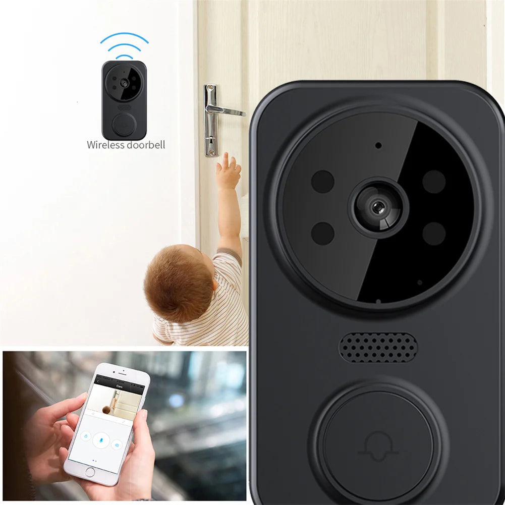 M8 Wifi Smart Visual Doorbell Two-way Intercom Infrared Night Vision Remote Monitoring Security System Wifi Video Door Bell Shopifynow