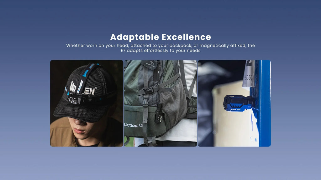 2024 WUBEN E7 1800 Lumen Rechargeable Mini Flashlight 6 Modes EDC Flashlight Torch Typ-C Rechargeable LED IPX8 Pocket Flashlight Shopifynow