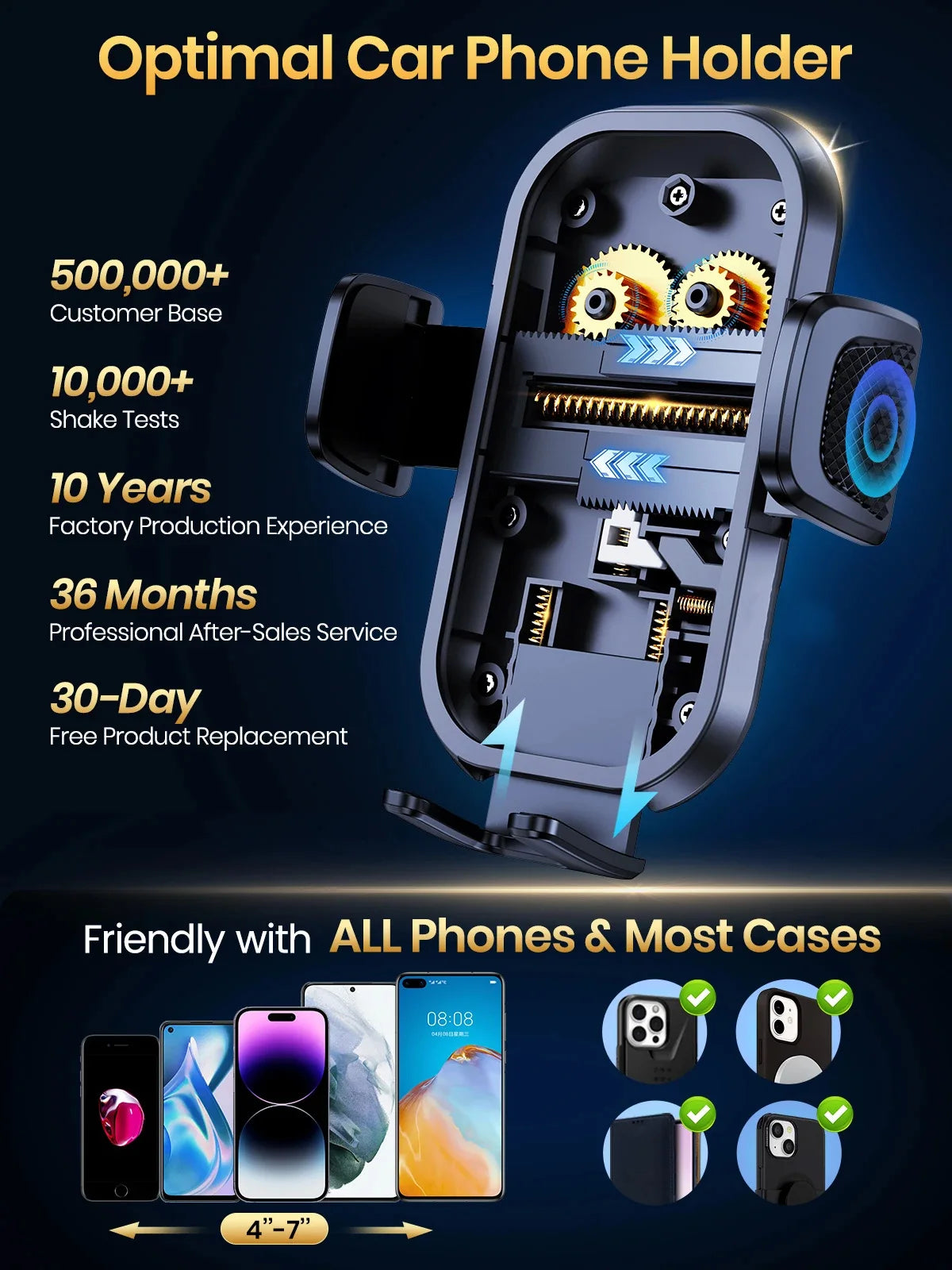 For Toyota Corolla 2019 2020 2021 2022 Phone Holder Car Double Bracket Base Magnetic MagSafe Wireless Charging Car Phone Mount