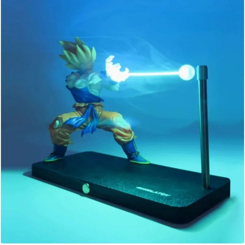 Dragon Ball Super Saiyan Son Goku Chaozu Figure Dynamic Wave Kamehameha Wave Night Light Decoration Ornament Toys Gift Shopifynow