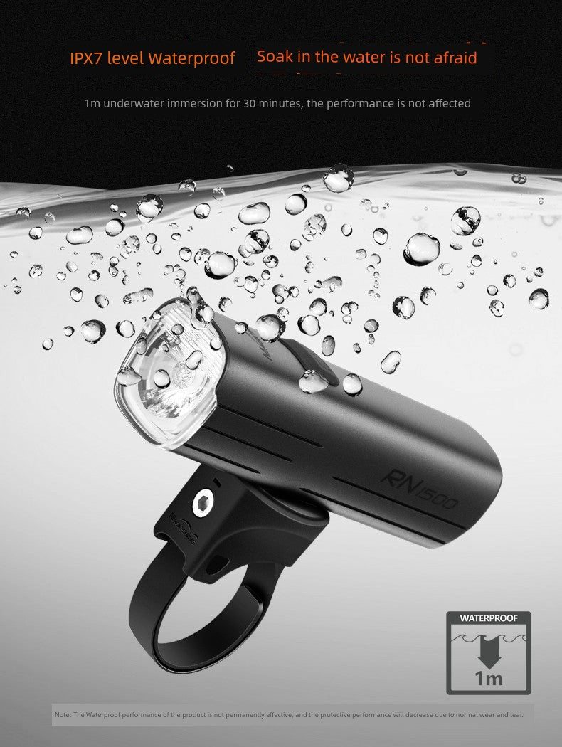 Majixuan Bicycle Headlight Mountain Highway Vehicle Night Riding Waterproof Strong Light Lighting Lifting Hanging Flashlight Rn1500 Shopifynow