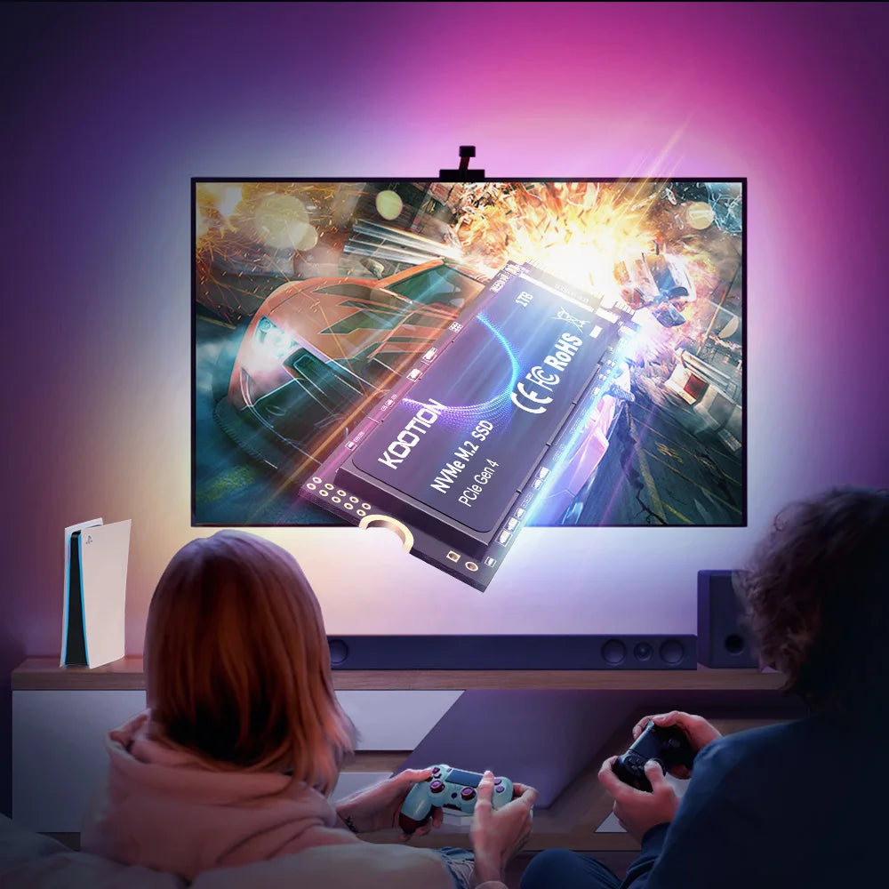 KOOTION X16Plus SSD NVMe M2 1TB 2TB 512GB Internal Solid State Hard Disk PCIe 4.0x4 2280 SSD M.2 Drive for PS5 Laptop PC - Shopifynow