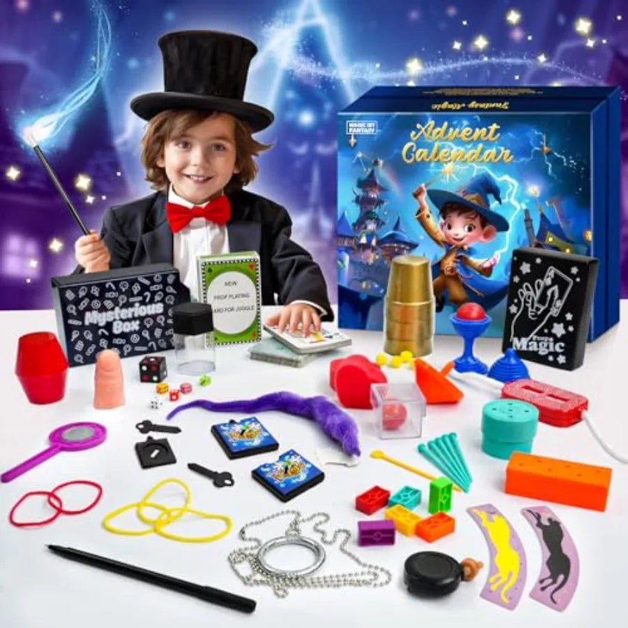 Advent Calendar 2025 Magic Set Tricks Toys for to Perform with Video STEM Gifts for 812 Age Teen Boys and Girls Christmas Gifts Shopifynow
