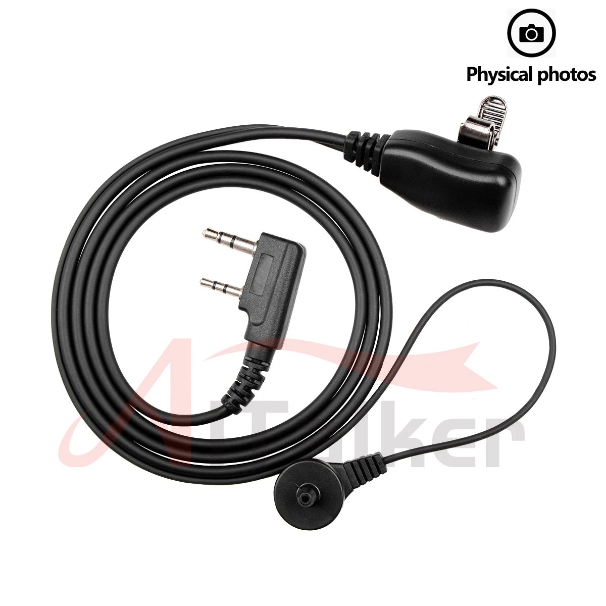 Quansheng UV-K5 Walkie Talkie Headset Headphone Earphone For Kenwood Baofeng UV-5R UV82 UV-17 Tytera TC-UV8000 Wouxun KG-UV6D - Shopifynow