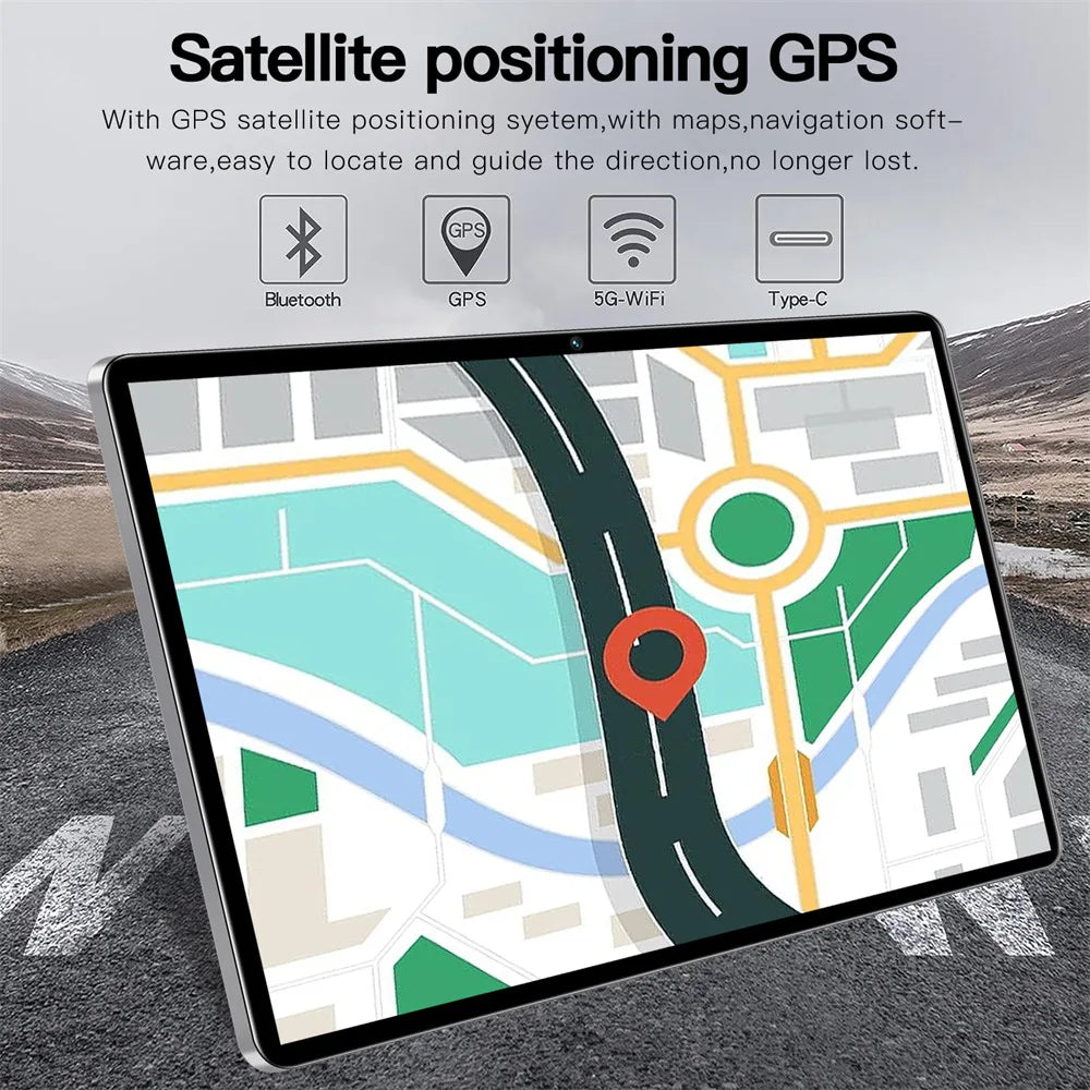 2025 Original P60 Pro Tablets 5G Dual SIM Global Version Tablet PC 16GB+1TB 10HD 20000mAh High-end Android 14 Tab With keyboard Shopifynow