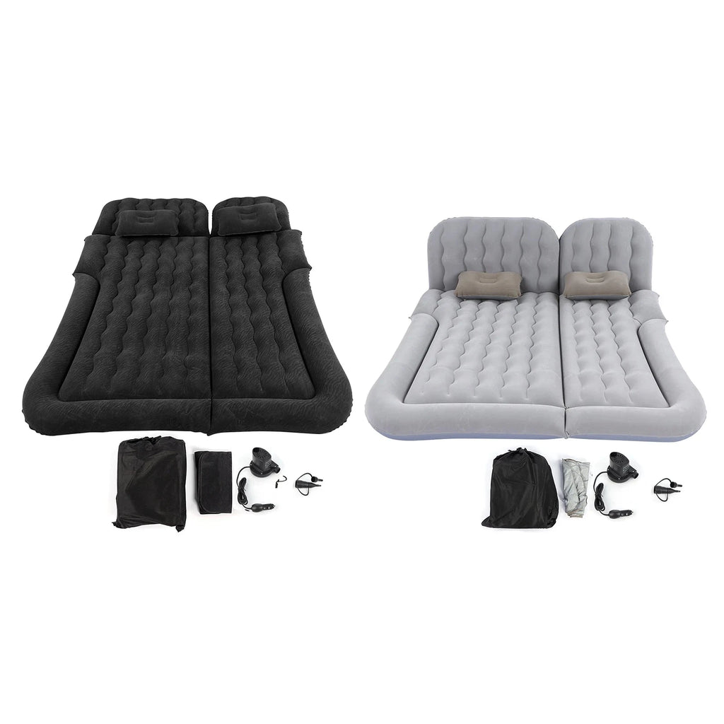 Auto Accessories Car Inflatable Bed PVC Flocking Soft Sleeping Rest Cushion Car Travel Bed for Traveling Car Family Outdoor Shopifynow