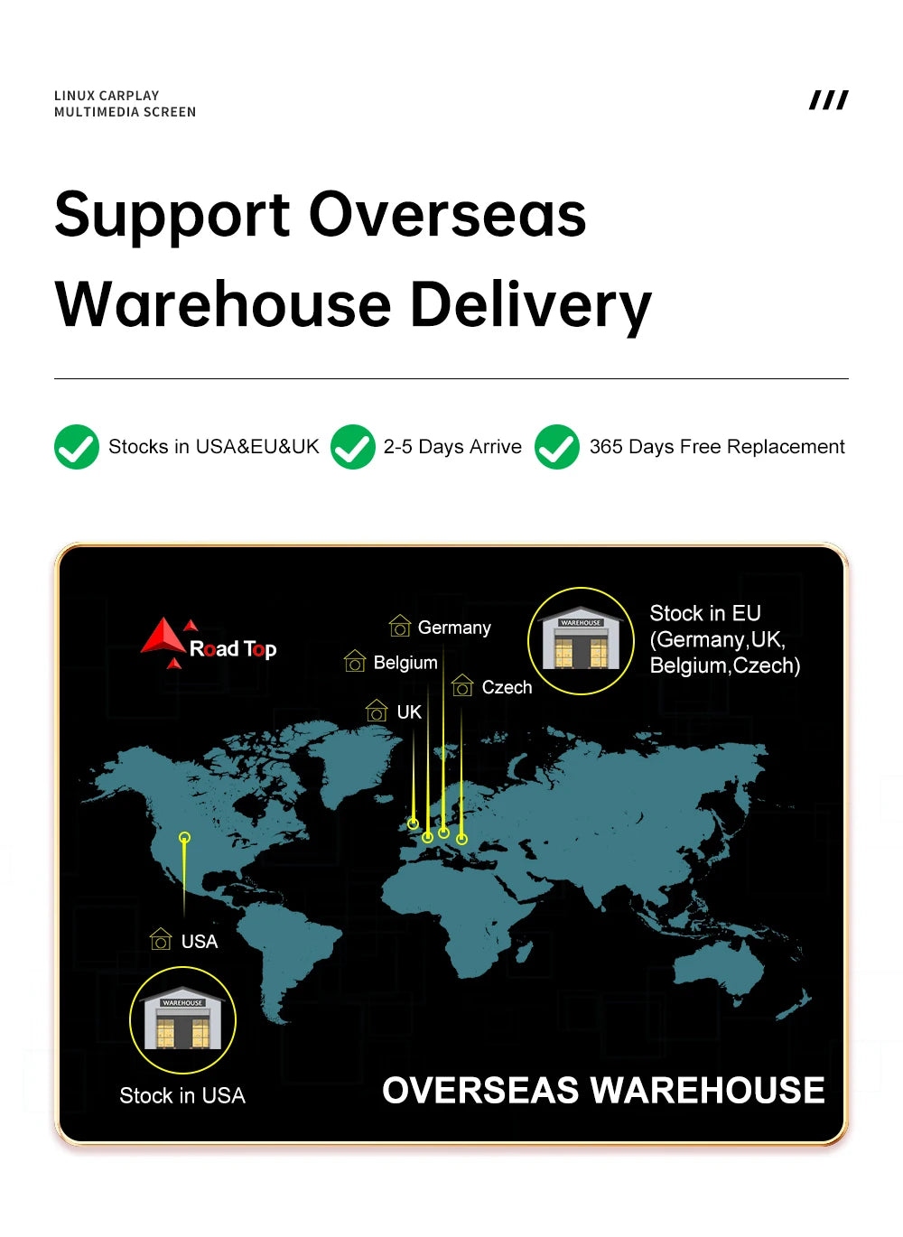 12.3' RoadTop Wireless CarPlay Multimedia Linux Screen Android Auto For Audi Q5 2009-2017 Airplay Autolink Function - Shopifynow