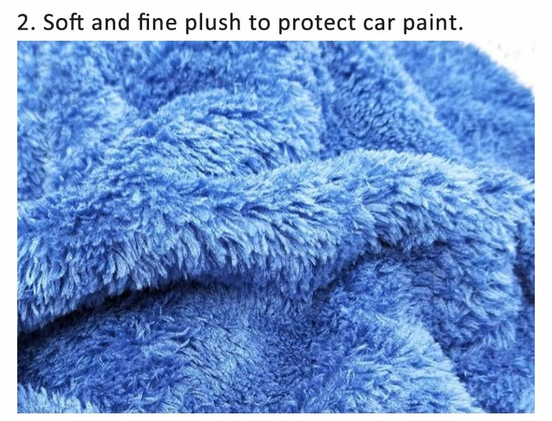 3/5/10pcs Car Wash Microfiber Towel Cleaning Drying Car Polishing Cloth Soft Edgeless Car Detailing Waxing Towel 40X40CM 350GSM Shopifynow