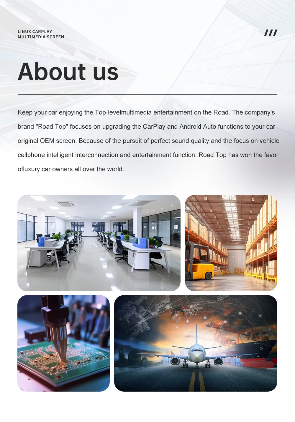 12.3' RoadTop Wireless CarPlay Multimedia Linux Screen Android Auto For Audi Q5 2009-2017 Airplay Autolink Function - Shopifynow