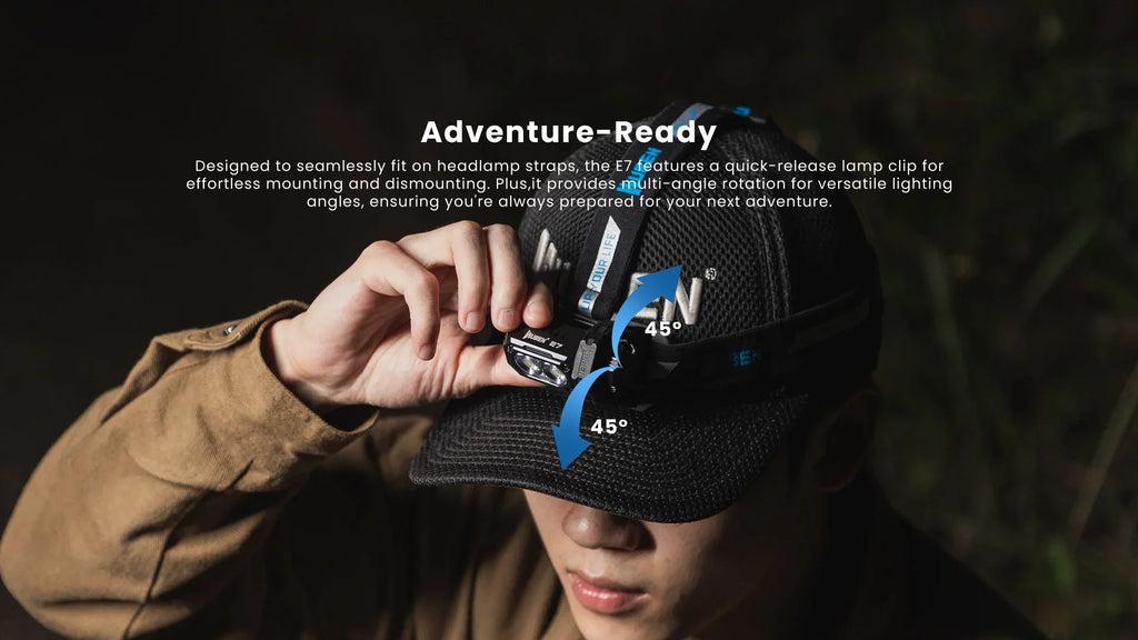 2024 WUBEN E7 1800 Lumen Rechargeable Mini Flashlight 6 Modes EDC Flashlight Torch Typ-C Rechargeable LED IPX8 Pocket Flashlight Shopifynow