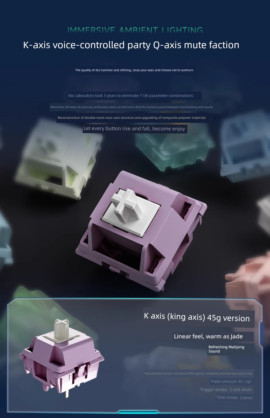 Ikbc Three-Mode RGB Backlit Mechanical Keyboard K87 Customized Wireless Keyboard Boys Specially for Gaming 87 Keys Shopifynow