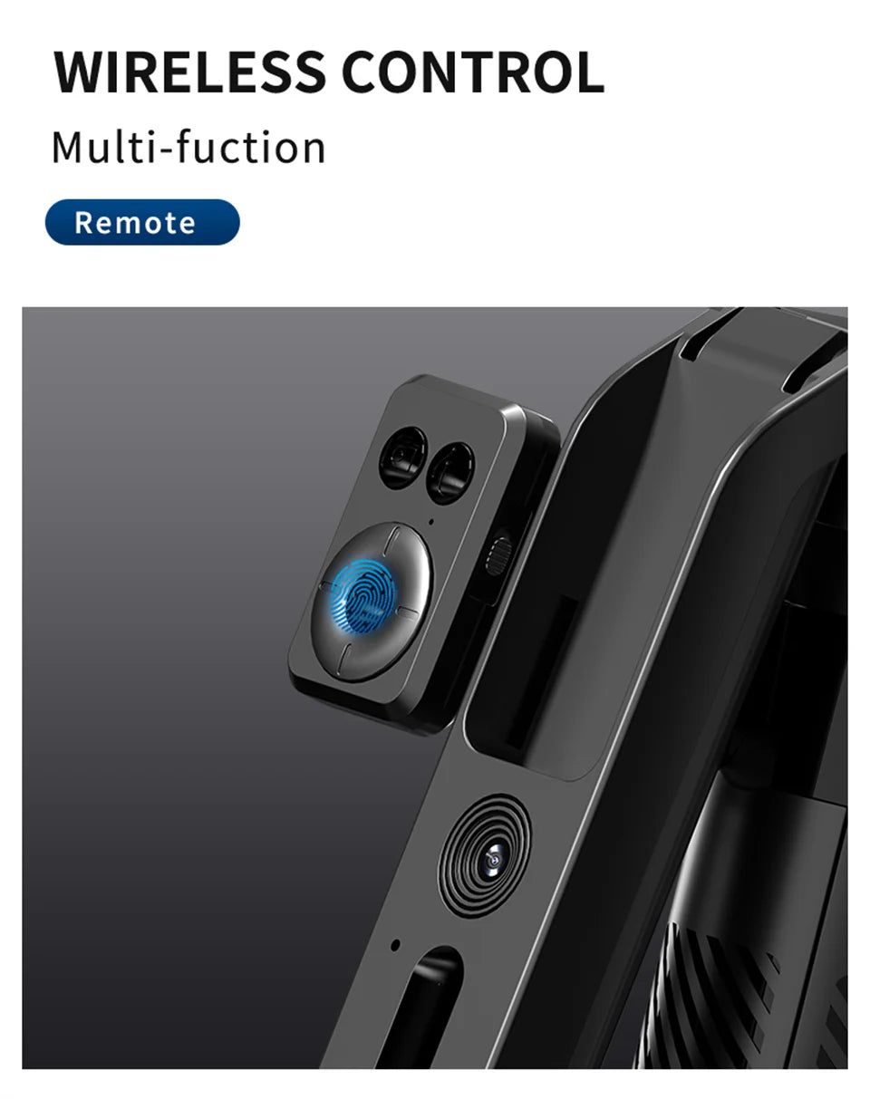 FANGTUOSI New Tripod Gimbal Stabilizer for Smartphone Camera, Tripods Stand Bluetooth Selfie Stick brackets AI Follow-Up Holder - Shopifynow