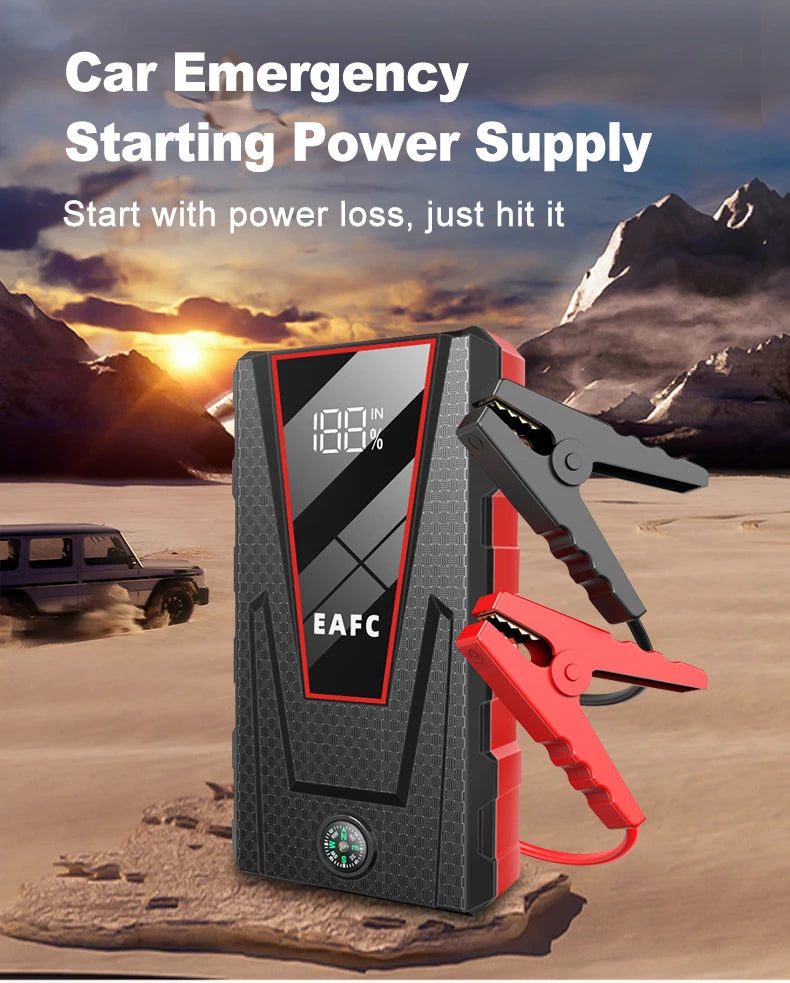 2000A/1200A/600A Car Jump Starter Power Bank Car Battery Booster Charger 12V Starting Device Petrol Diesel-Car Starter Buster - Shopifynow