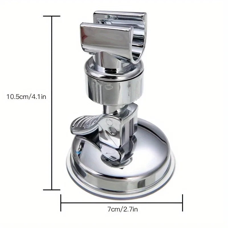 Adjustable Shower Head Holder - Strong Suction Cup Mount, No Drill Shower Arm Bracket for Handheld Sprayer, Bathroom Wall Instal Shopifynow