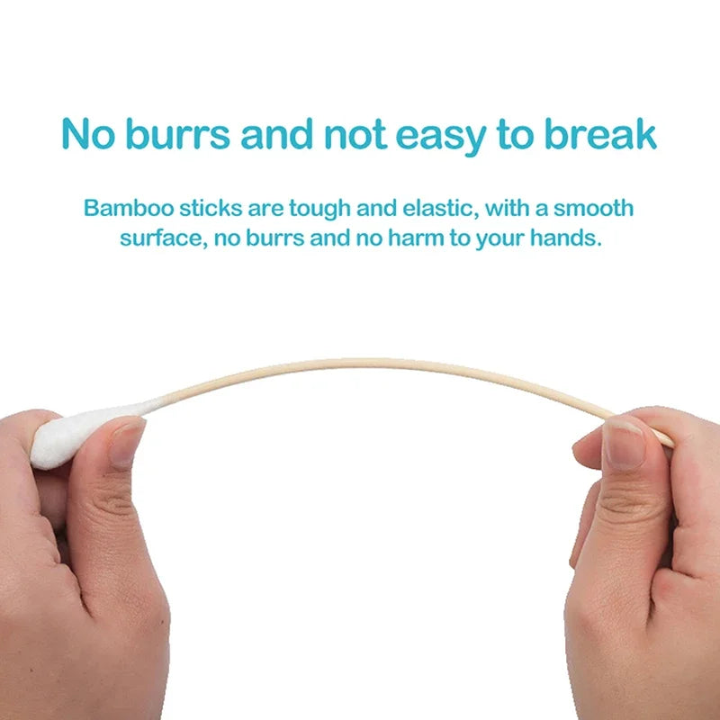 Disposable Sterile Medical Supplies Cotton Swabs Single Head Wound Sterilization Cleaning Wooden Long Cotton Swabs Stick Shopifynow