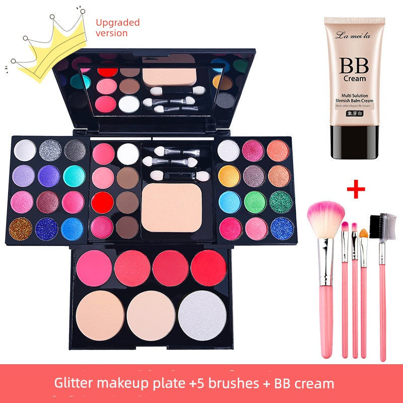 Genuine Goods Kids Student Stage Makeup Watch Show Eye Shadow Blush Powder One Makeup Palette Makeup Full Set Shopifynow