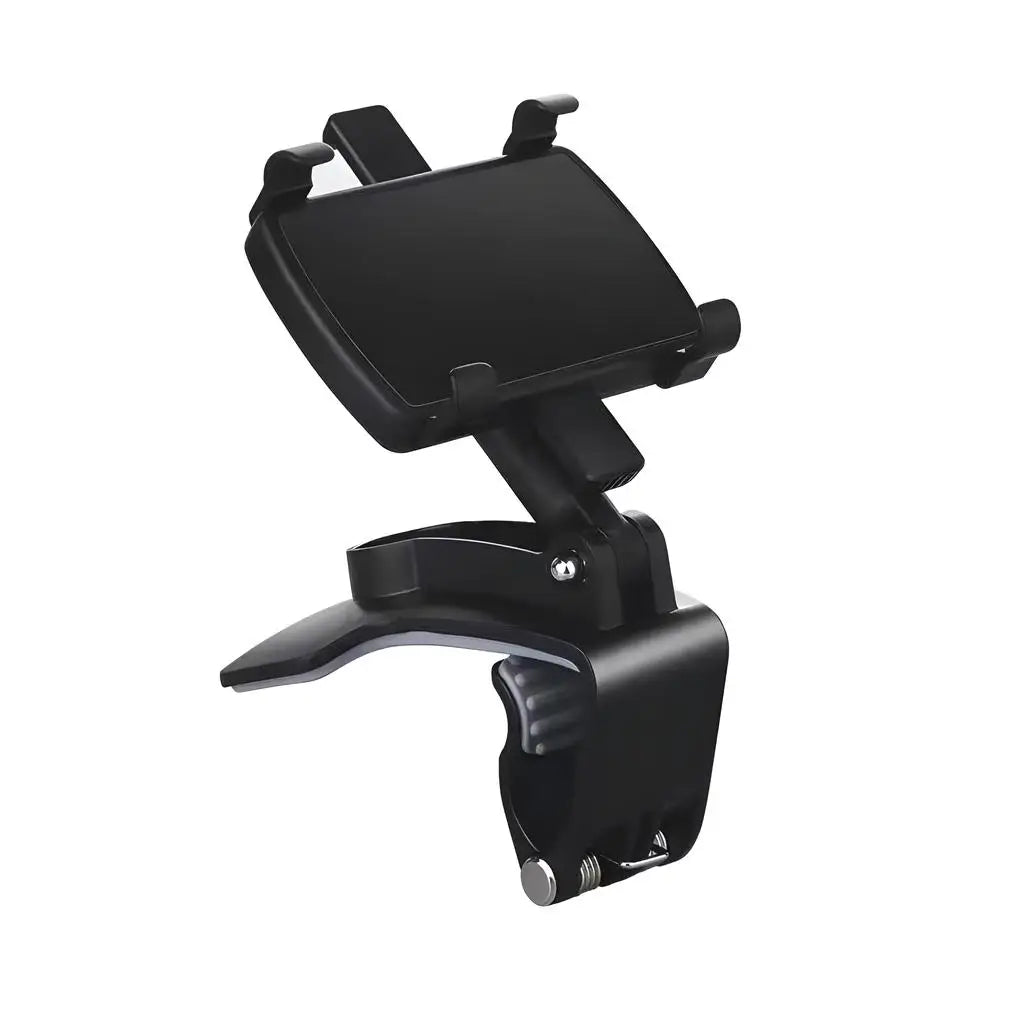 Universal Car Phone Holder Foldable Dashboard Adjustable Spring Clip Cell Phone Bracket 360 Degree Rotating Smartphone Stands Shopifynow