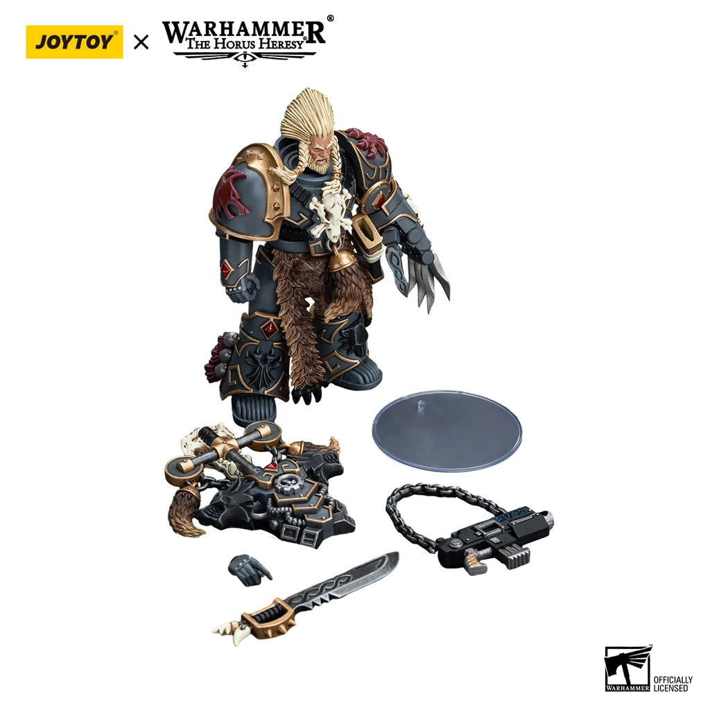 JOYTOY Warhammer 40k 1/18 Action Figures Anime 13.5cm Space Wolves Geigor Fell-Hand Collection Model Toys Shopifynow