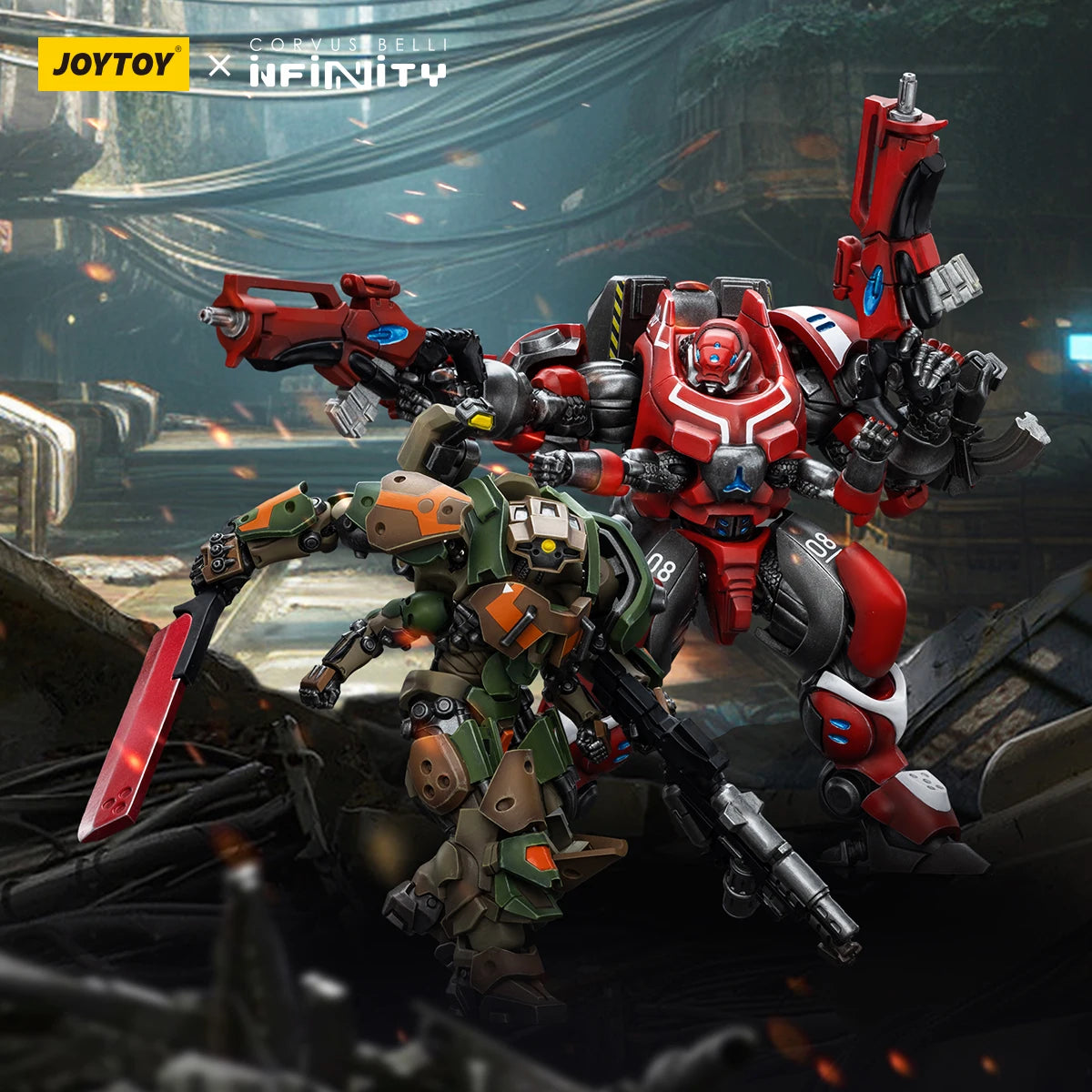 JOYTOY Infinity 1/18 Action Figures Mecha  Anime 17cm Nomads Gecko Squadron Shakush Light Armored Unit Collection Model Toy Shopifynow