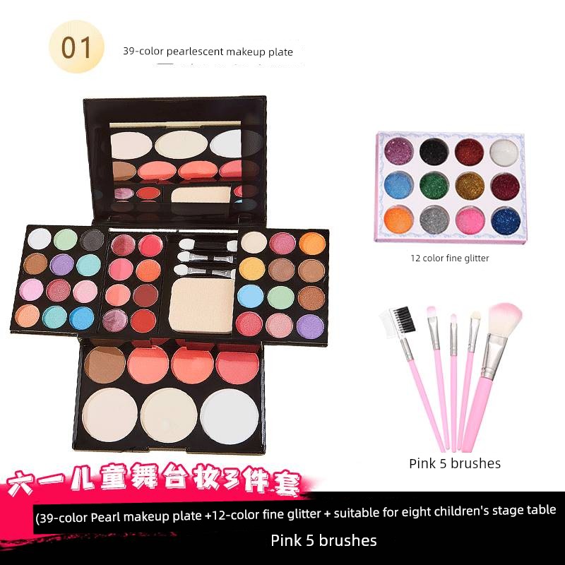 39 Colors Cosmetic Powder Box Makeup Set Complete Set Non-Toxic Stage Performance Eye Shadow Plate Kids 61 Blush Shopifynow