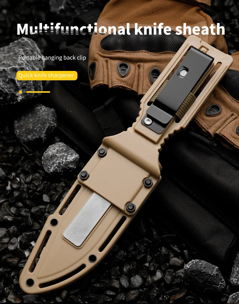 HUANGFU High quality fixed blades, outdoor straight knives, wilderness survival knives, men's knives, tactical knives Shopifynow