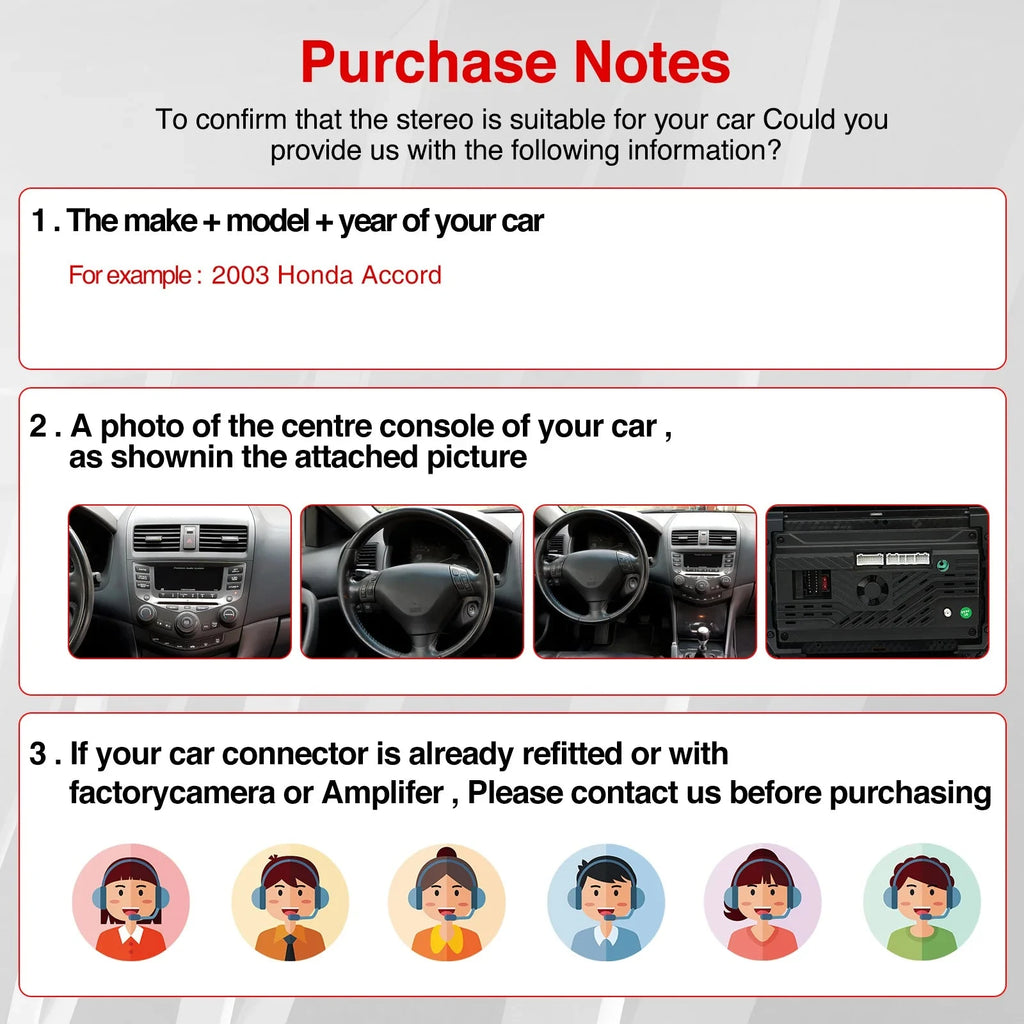 10.1 Inch Android13 Wireless Car Carplay Android Navigation Reversing Camera All-in-one 2+32G CarPlay GPS For Honda Accord 03-07 Shopifynow