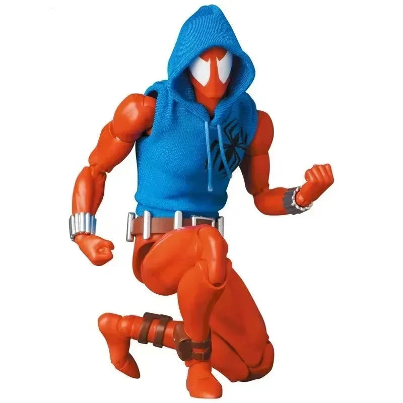 IN STOCK  Scarlet Spider Action Figure Mafex 186 Ben Reily Figures Comic Ver SpiderMan Anime Collection Ko Figure Model Toy Gift Shopifynow