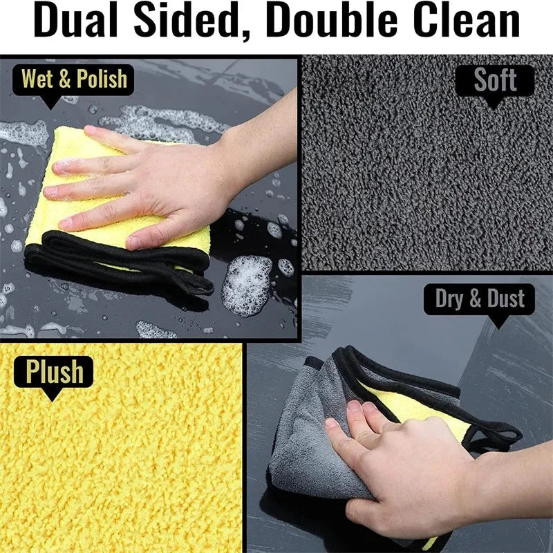 Car Microfiber Towel Grade Premium Microfiber Towels Drying Absorber Car Polishing Waxing Cleaning Detailing Cloth Free Shipping Shopifynow