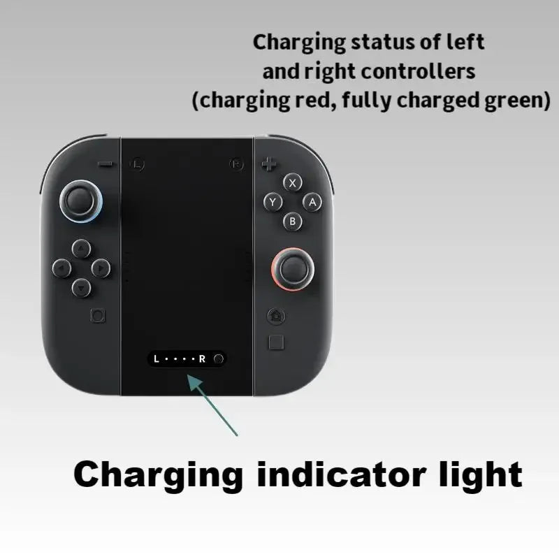 For Switch 2 Joycon Charging Grip - Left/Right Controller Bracket for NS2 Accessories Shopifynow