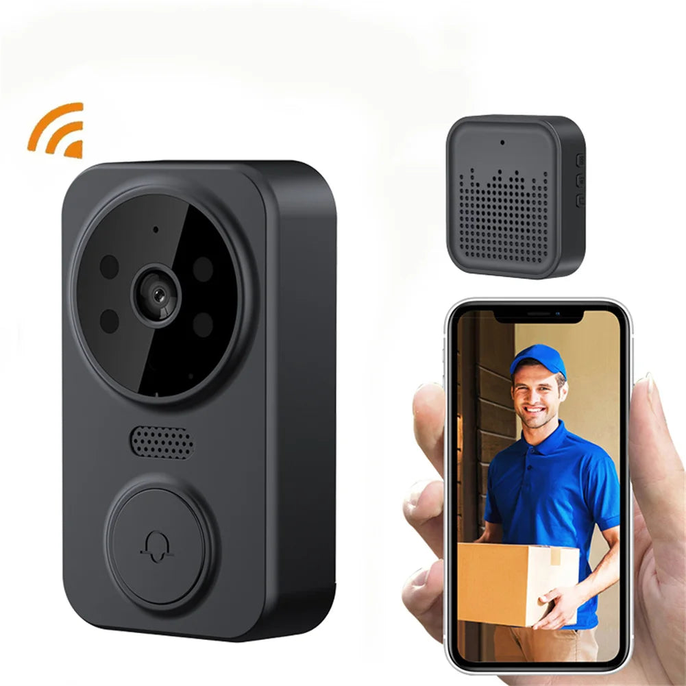 M8 Wifi Smart Visual Doorbell Two-way Intercom Infrared Night Vision Remote Monitoring Security System Wifi Video Door Bell Shopifynow