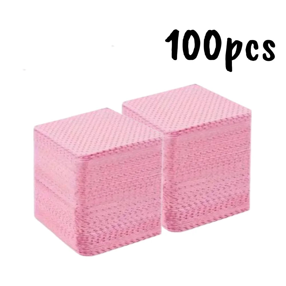 20/600pcs Lint-Free Nail Wipes Gel Cleansing Tissues Aluminum-Free Nail Polish Remover Pads for NaiArt Beauty Cleaning Care Tool - Shopifynow