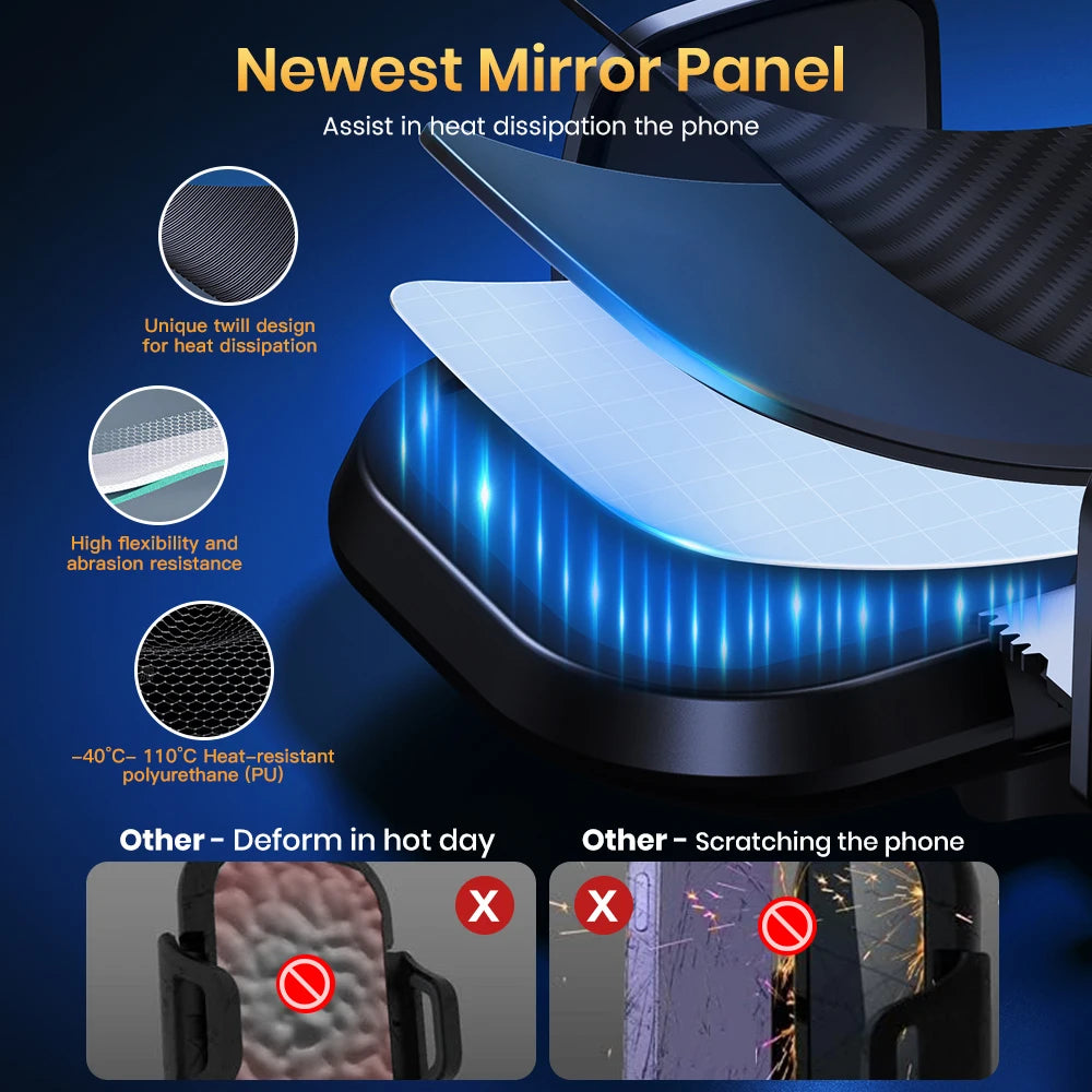 TOPK D46G Car Phone Holder Mount, Upgraded Metal Hook Cell Phone Holder For Car Air Vent Compatible With All Phones Shopifynow