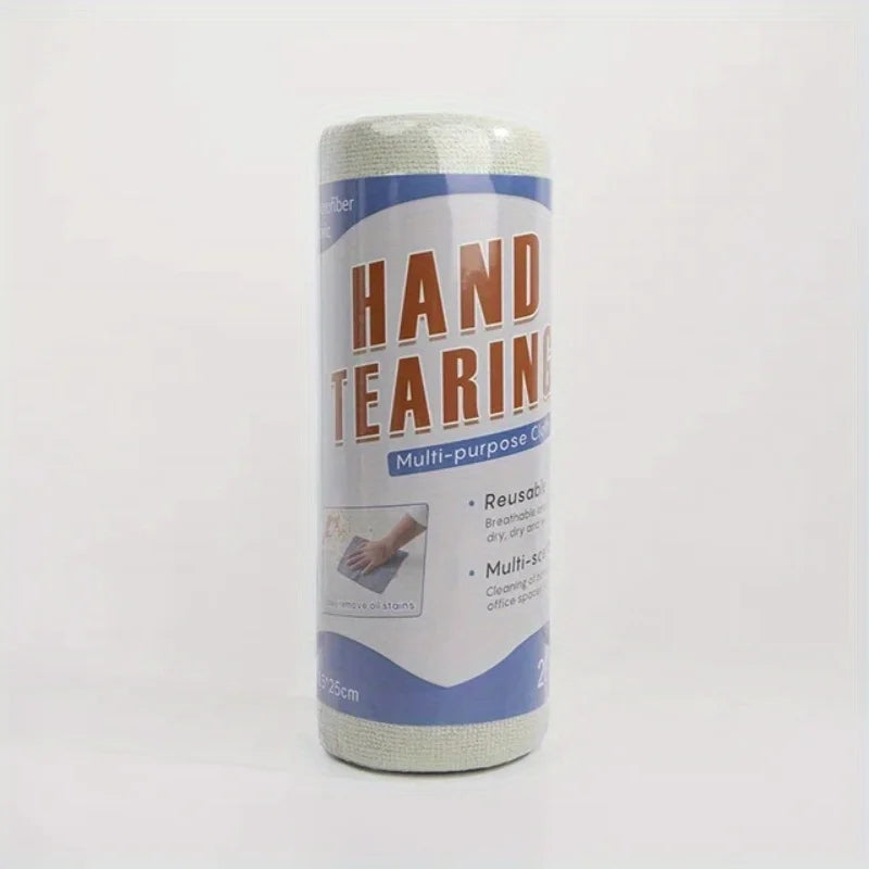 20 pcs microfiber household kitchen towels, reusable cleaning cloths, dishcloths, multi-functional towel substitutes