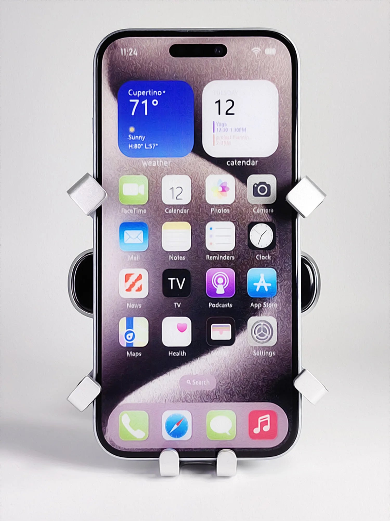 For Toyota Corolla 2019 2020 2021 2022 Phone Holder Car Double Bracket Base Magnetic MagSafe Wireless Charging Car Phone Mount