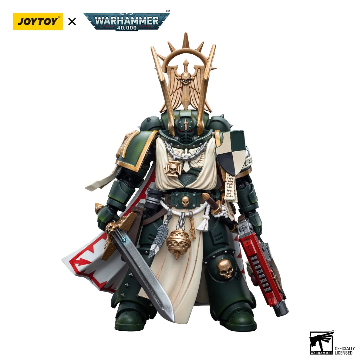 JOYTOY Warhammer 40K 1/18 Action Figure Dark Angels Master Lazarus Anime figures Toys Collection Model Shopifynow