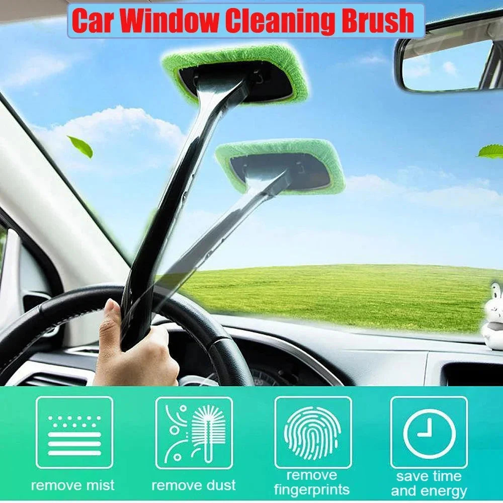 Car Front Windshield Cleaning  detailing brush Car Dust Remover To Remove Fog Window Scraping car cleaning tools Shopifynow