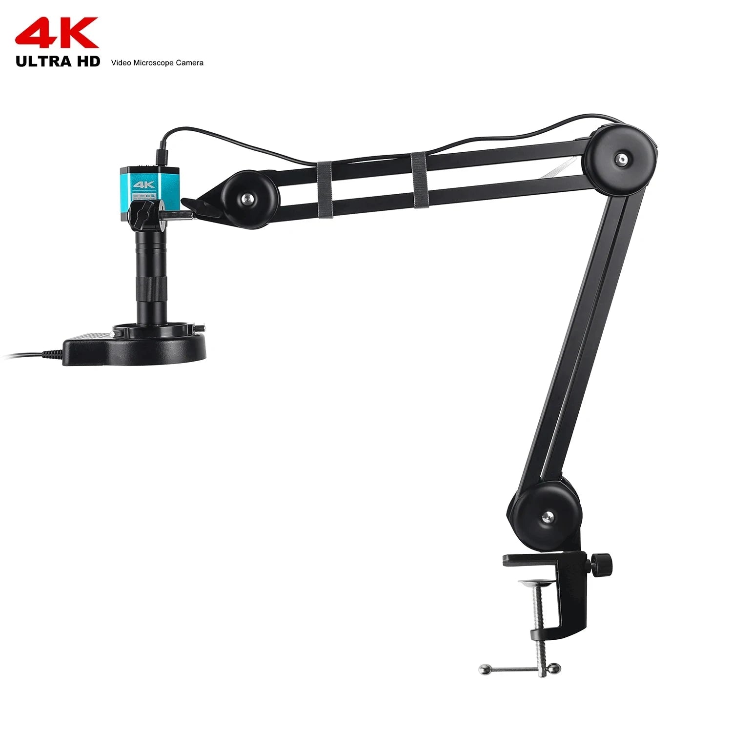 HD 4K Electron Microscope For Soldering 48MP HDMI USB Digital Camera Sony Sensor 150X Lens Reinforced Bracket Reduces Vibration Shopifynow