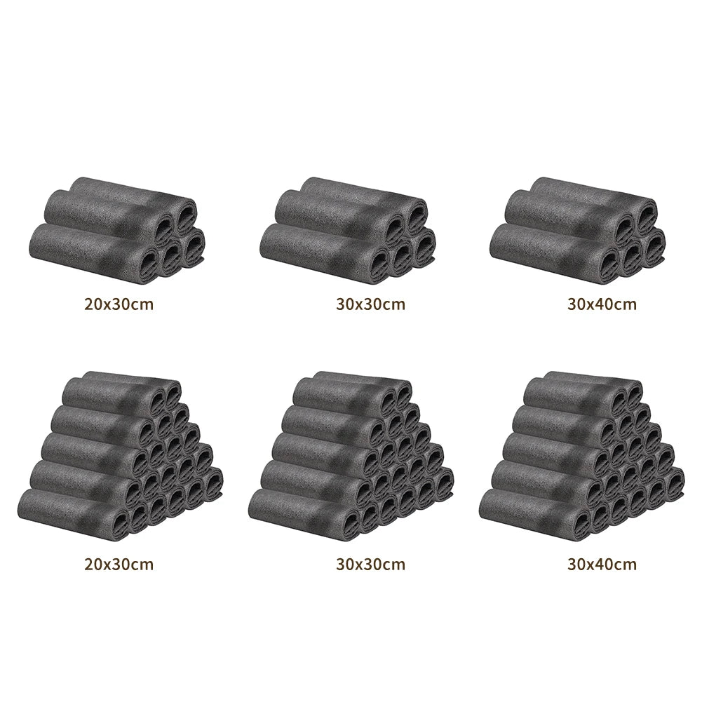 20/5PCS Thickened Magic Cleaning Cloth Reusable Microfiber Washing Rags Glass Wipe Towel For Kitchen Mirrors Auto Windows Shopifynow