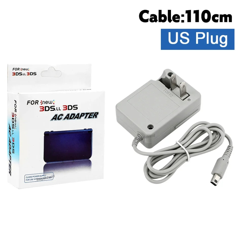 For Nintendo Adapter EU Plug Charger Power Adapter For All Nintendo 3DS 2DS NDSi Consoles Charging Cable Travel Charging Adapter Shopifynow