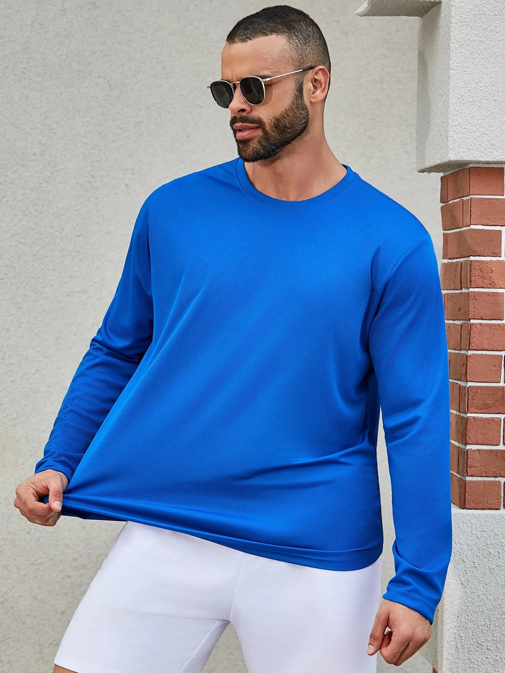 11 colors randomly selected 6-piece men's quick drying long sleeved T-shirt moisture wicking casual and breathable Shopifynow